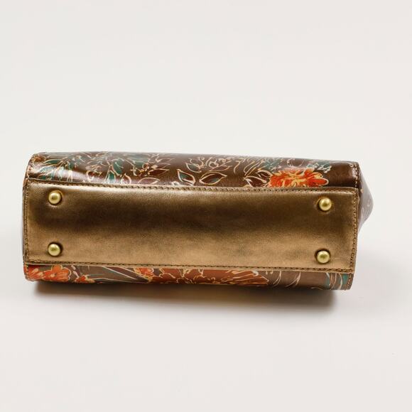 Patricia Nash Women Kelmscott Frame Bag Espresso (Pre-owned) - Picture 4 of 5